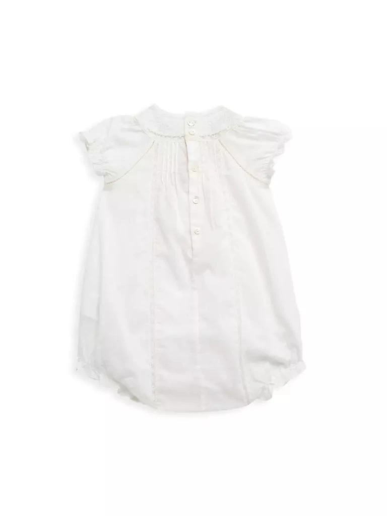 商品Bonpoint|Baby Girl's Lace-Trim Cotton Bubble Romper,价格¥1715,第2张图片详细描述