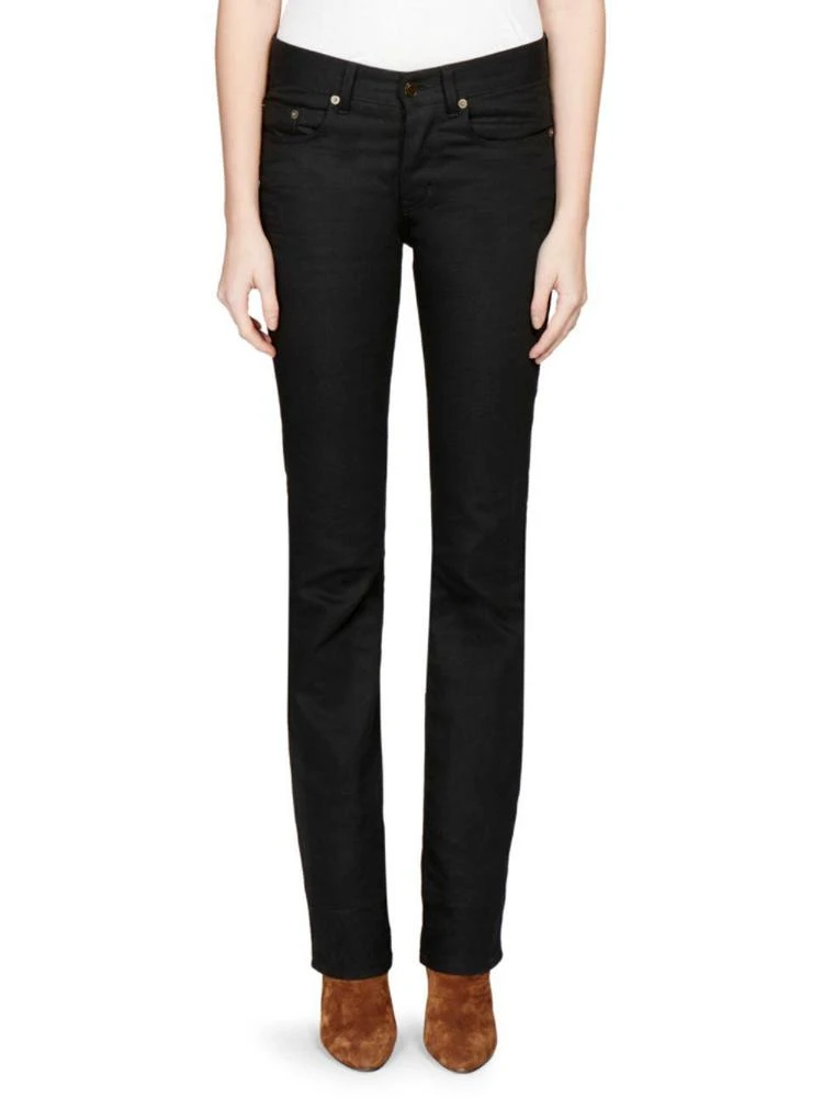 商品Yves Saint Laurent|Saint Laurent - Stretch High-Rise Bootcut Jeans,价格¥1540,第1张图片