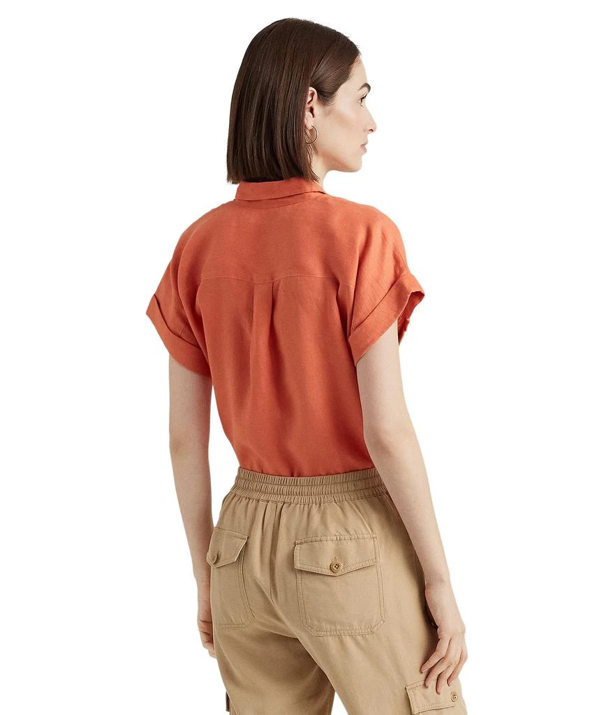 商品Ralph Lauren|Linen Dolman Sleeve Shirt,价格¥550-¥733,第3张图片详细描述