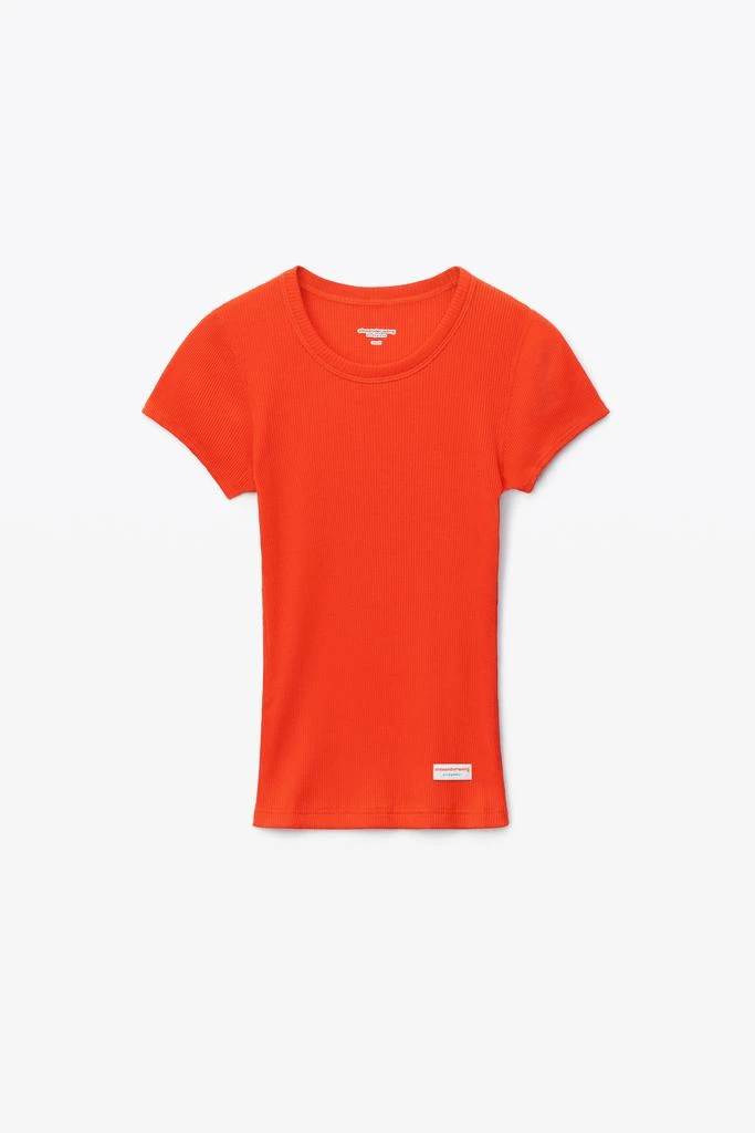 商品Alexander Wang|short-sleeve Tee in Ribbed Cotton,价格¥301,第2张图片详细描述