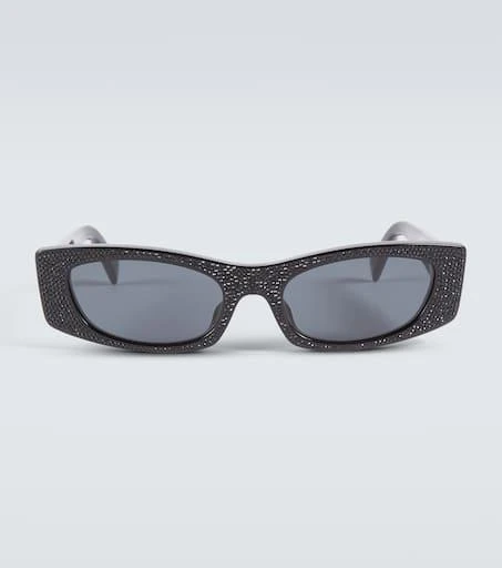 商品Celine Eyewear|水晶缀饰矩形太阳镜,价格¥8495,第1张图片