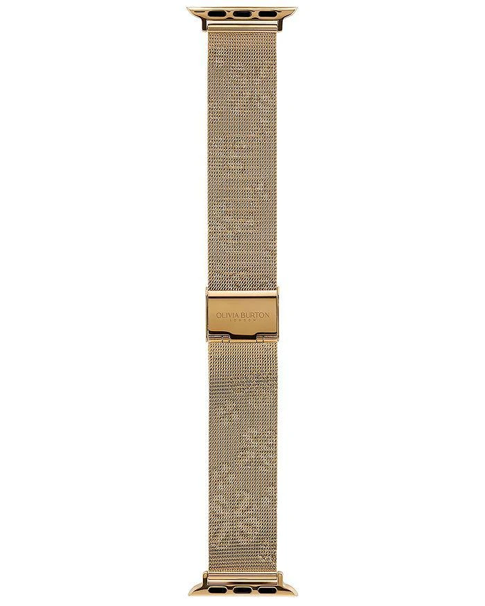 商品Coach|Apple Watch® Gold-Tone Stainless Steel Mesh Strap, 38/40/41mm,价格¥935,第5张图片详细描述