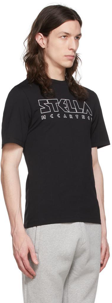 商品Stella McCartney|Black Cotton T-Shirt,价格¥645,第4张图片详细描述