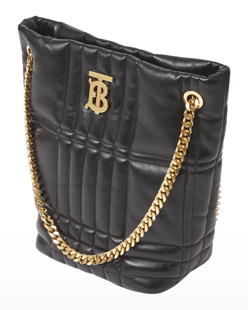 商品Burberry|Lola Small TB Quilted Leather Chain Bucket Bag,价格¥15828,第5张图片详细描述