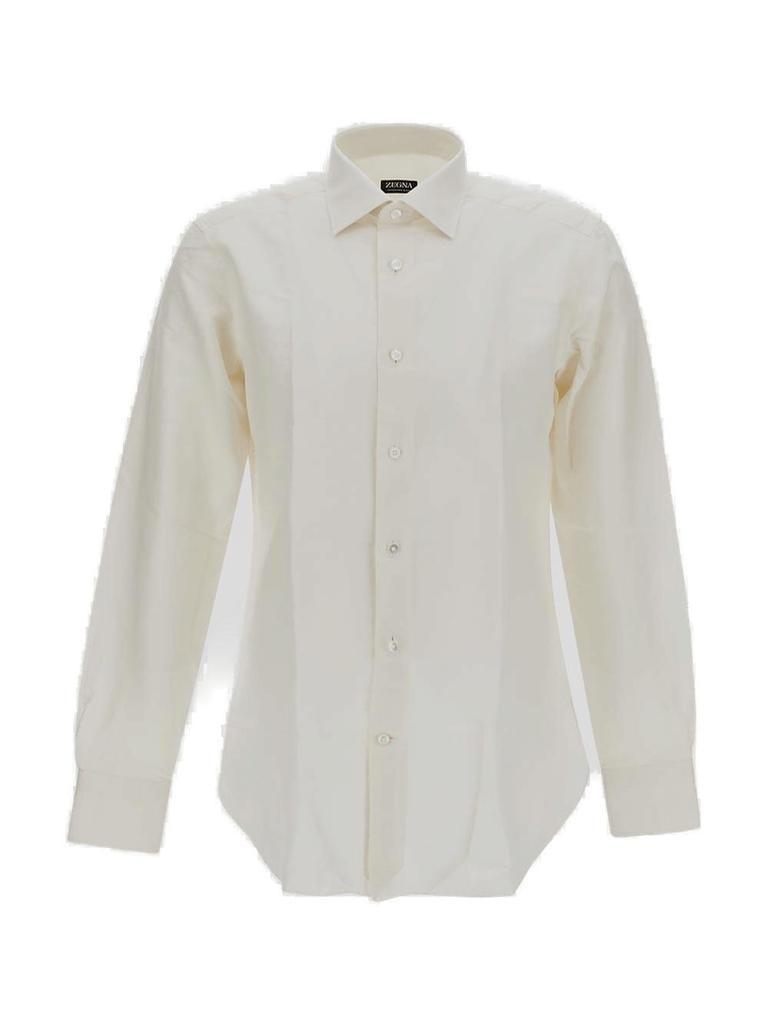 商品Zegna|Ermenegildo Zegna Collared Button-Up Shirt,价格¥1367,第1张图片