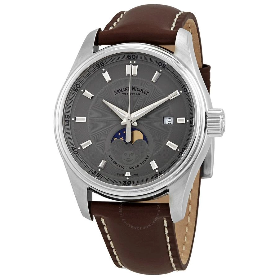 商品Armand Nicolet|MH2 Automatic Grey Dial Men's Watch A640L-GR-P140MR2,价格¥6612,第1张图片