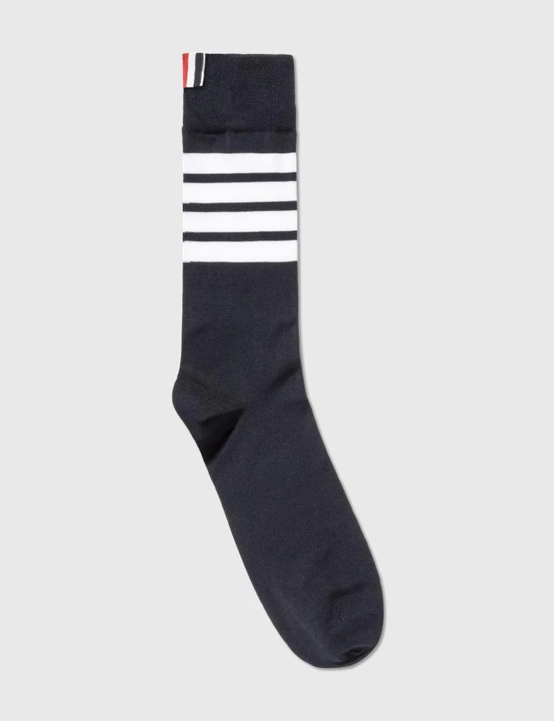 商品Thom Browne|Cotton 4-Bar Mid-calf Socks,价格¥590,第2张图片详细描述