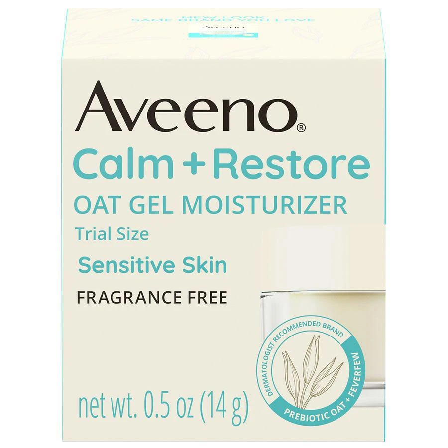 商品Aveeno|Calm + Restore Oat Gel Face Moisturizer, Sensitive Skin,价格¥87,第1张图片
