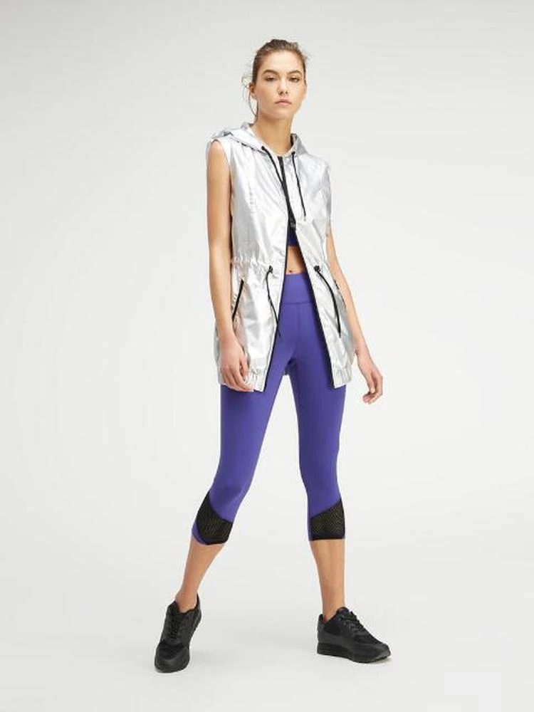 商品DKNY|Longline Hooded Vest With Cinched Waist,价格¥294,第2张图片详细描述