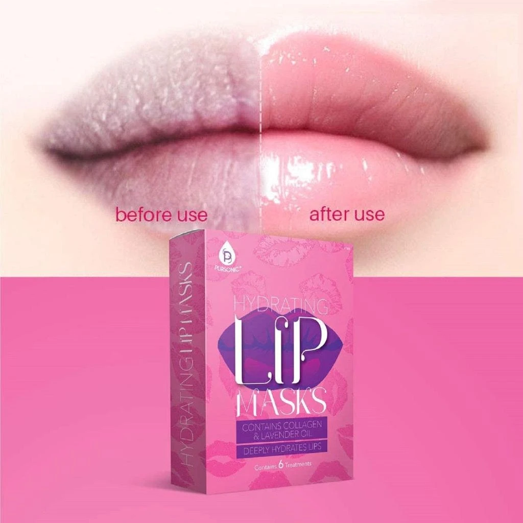 商品PURSONIC|Pursonic Hydrating Lip Masks (Pack of 6),价格¥108,第5张图片详细描述