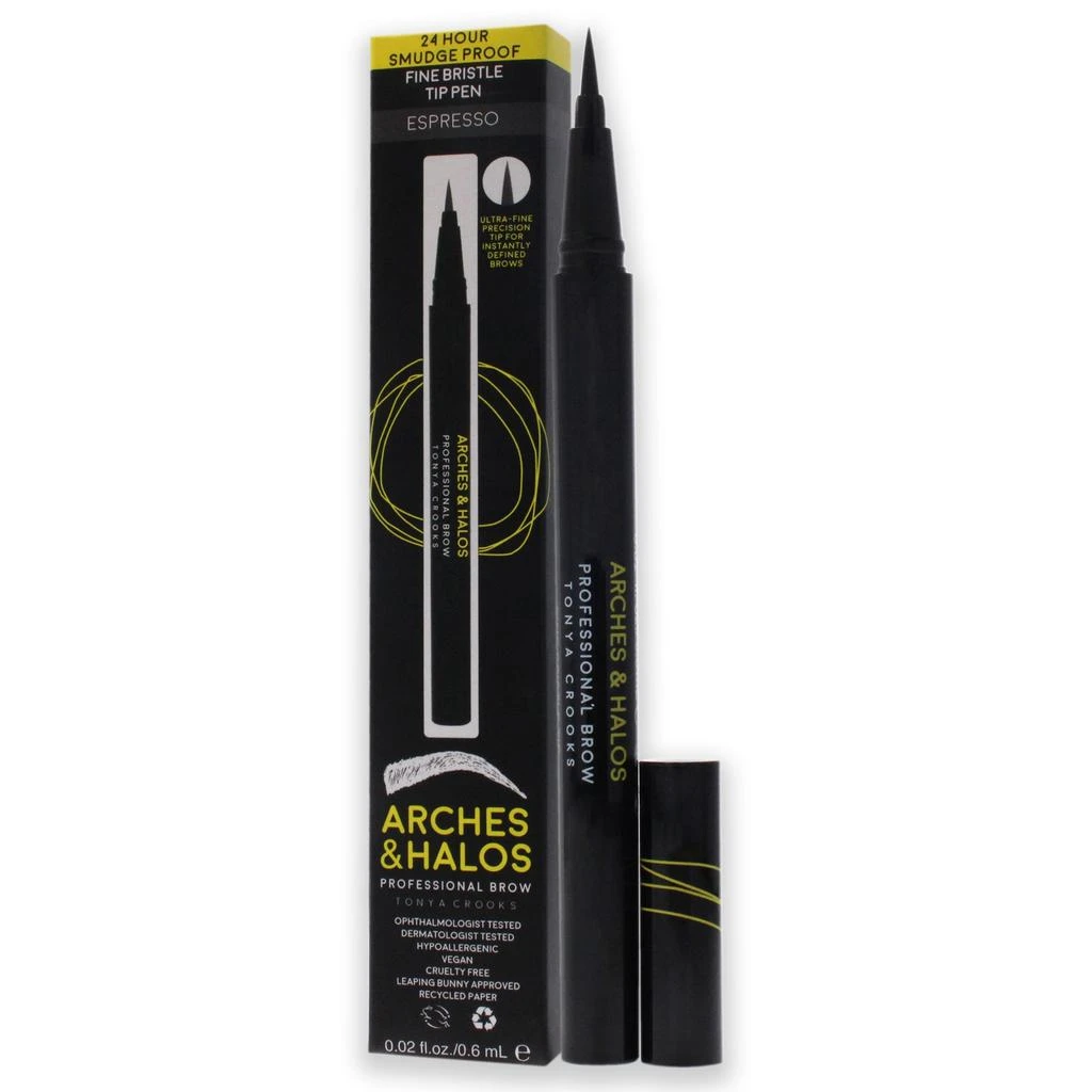 商品Arches and Halos|Fine Bristle Tip Pen - Espresso by Arches and Halos for Women - 0.02 oz Eyebrow Pen,价格¥112,第4张图片详细描述