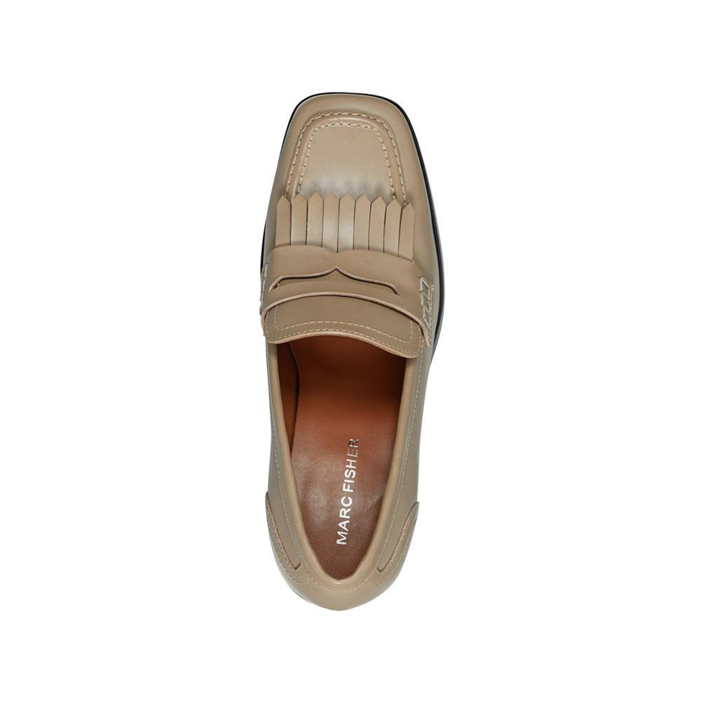 商品Marc Fisher|Women's Hamish Block Heel Square Toe Dress Loafers,价格¥668,第4张图片详细描述