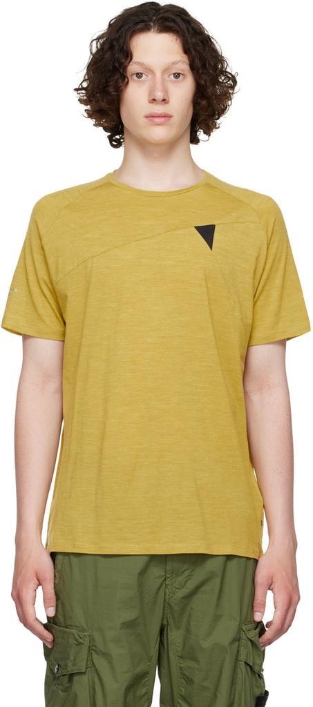 商品Klattermusen|Yellow Fafne T-Shirt,价格¥406,第1张图片