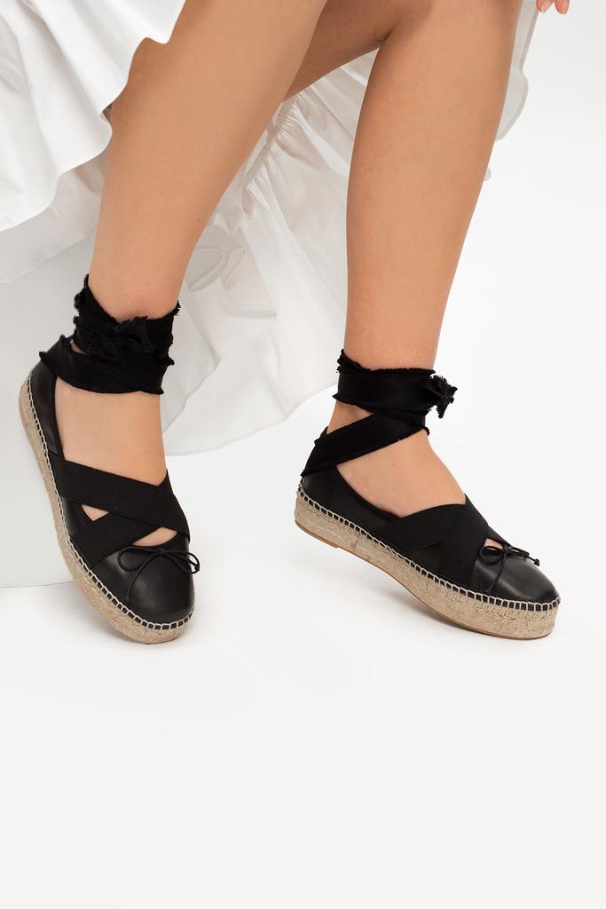 Ankle tie espadrilles商品第2张图片规格展示