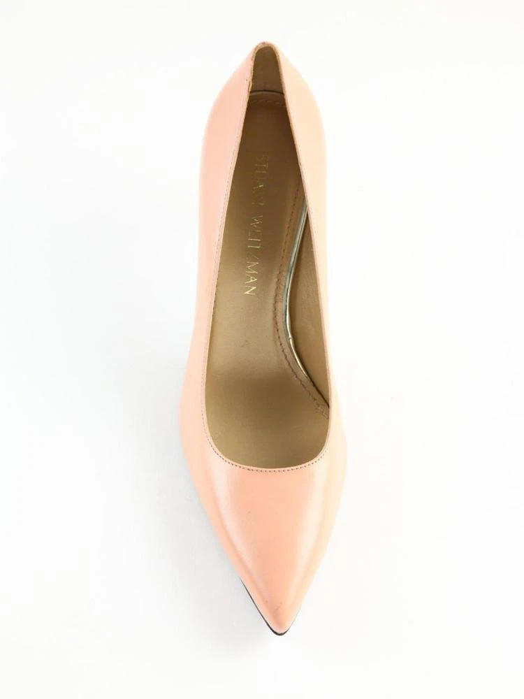 商品Stuart Weitzman|Tessa Leather Point Toe Pumps,价格¥844,第4张图片详细描述