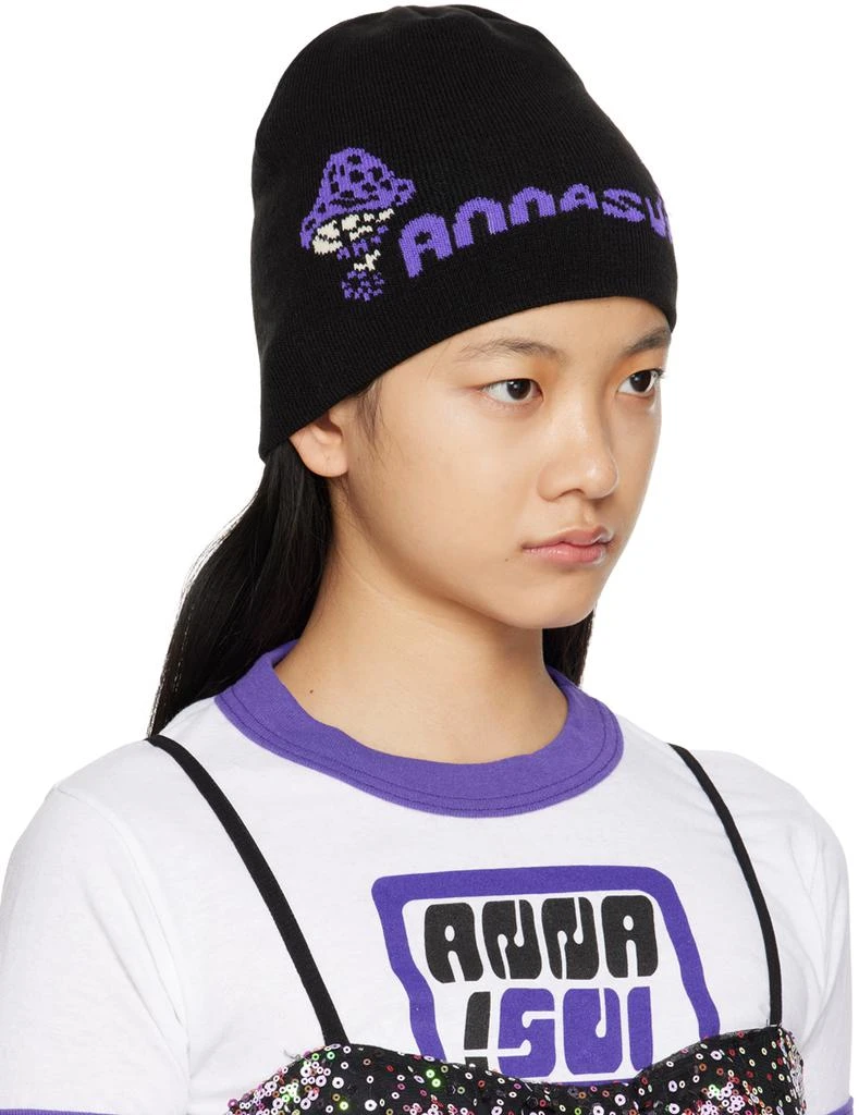 商品Anna Sui|Black Mushroom Beanie,价格¥564,第2张图片详细描述