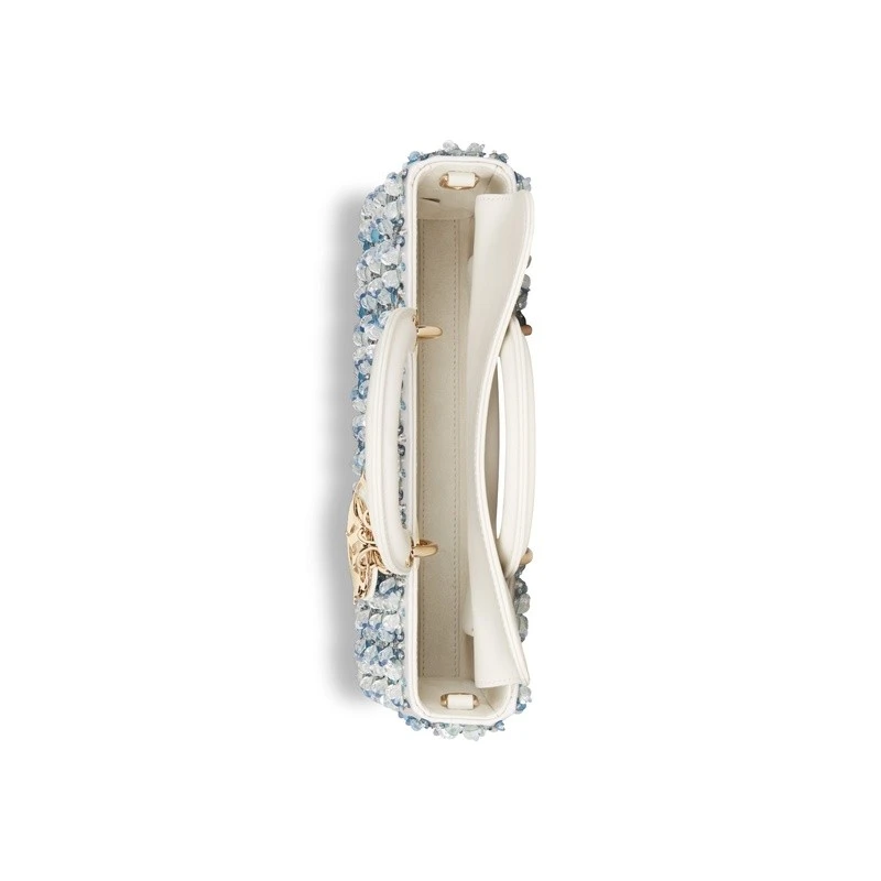 商品Dior|Dior 迪奥 Lady D-Joy系列女士蓝色棉手提包,价格¥53278,第6张图片详细描述