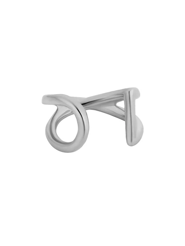 商品Oradina|14K White Gold West Side Ear Cuff,价格¥842,第2张图片详细描述