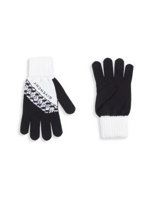 商品Givenchy|Two-Tone Logo Wool Gloves,价格¥556,第1张图片