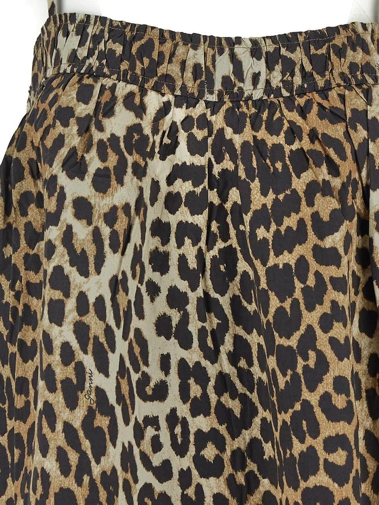 商品Ganni|Leopard Midi Strap Dress,价格¥1862,第3张图片详细描述