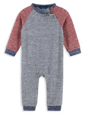 商品Andy & Evan|Baby Boy's Hacci Colorblocked Coverall,价格¥121,第1张图片