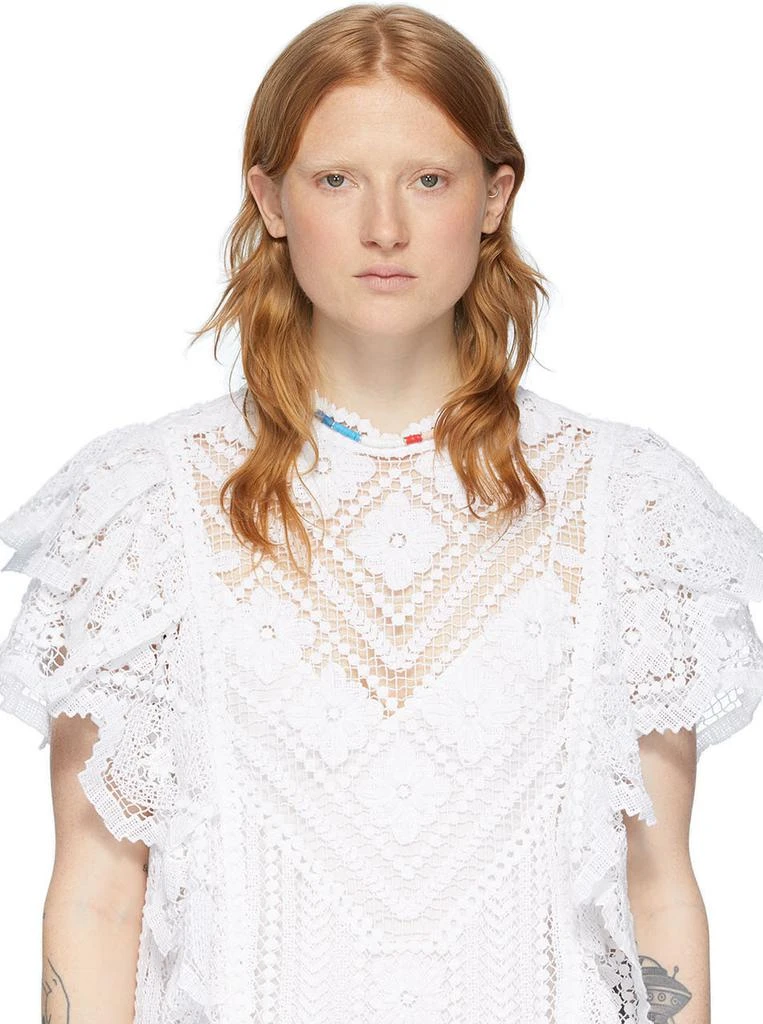 商品Isabel Marant|White & Pink Beaded Choker,价格¥864,第2张图片详细描述