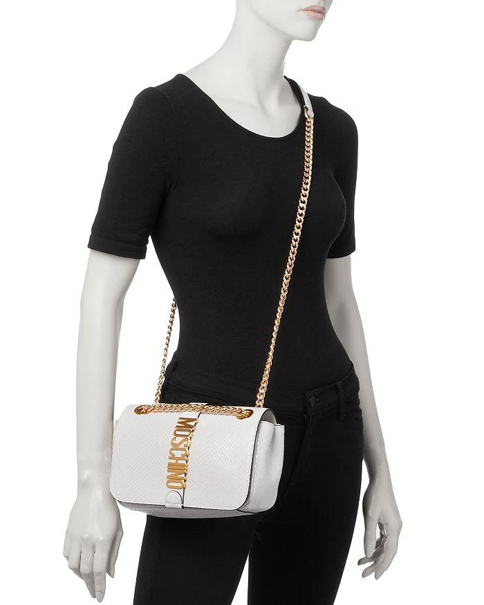 商品Moschino|Snake Embossed Leather Crossbody,价格¥7836,第2张图片详细描述