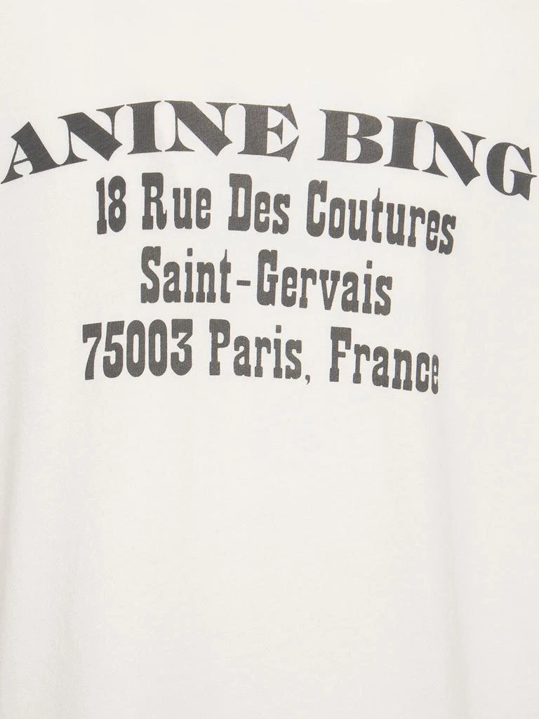 商品ANINE BING|Avi Cotton Jersey T-shirt,价格¥708,第3张图片详细描述