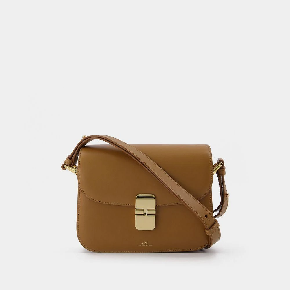 商品A.P.C.|Grace Small Bag in Brown Leather,价格¥5782,第1张图片