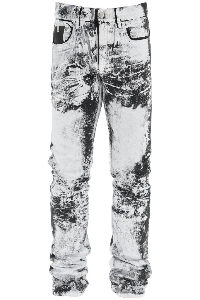 商品1017 ALYX 9SM|1017 alyx 9sm bleached effect five-pocket skinny jeans,价格¥3149,第1张图片