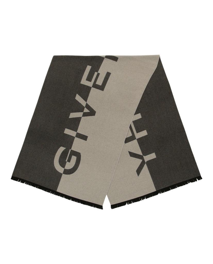 商品Givenchy|Woven Logo Wool Scarf,价格¥2203,第4张图片详细描述