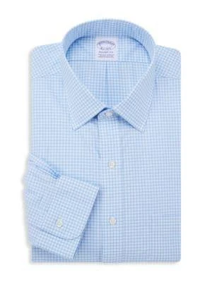 商品Brooks Brothers|Regent-Fit Checked Supima Cotton Dress Shirt,价格¥158,第1张图片