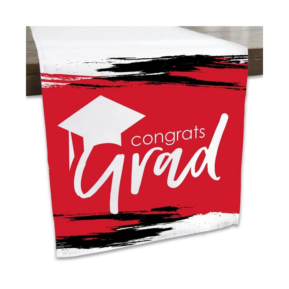 商品Big Dot of Happiness|Red Grad - Best is Yet to Come - Red Graduation Party Dining Tabletop Decor - Cloth Table Runner - 13 x 70 inches,价格¥164,第1张图片