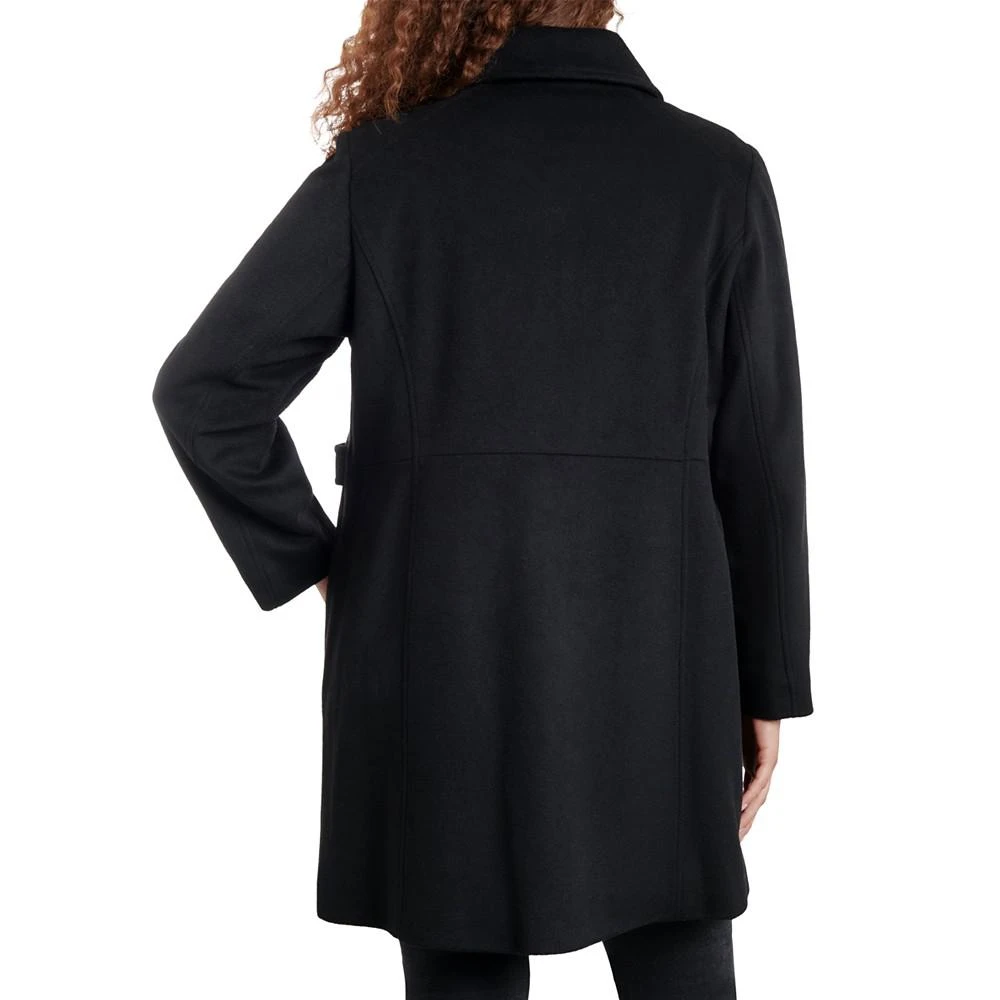 商品Michael Kors|Women's Plus Size Club-Collar Zip-Front Coat,价格¥1571,第2张图片详细描述