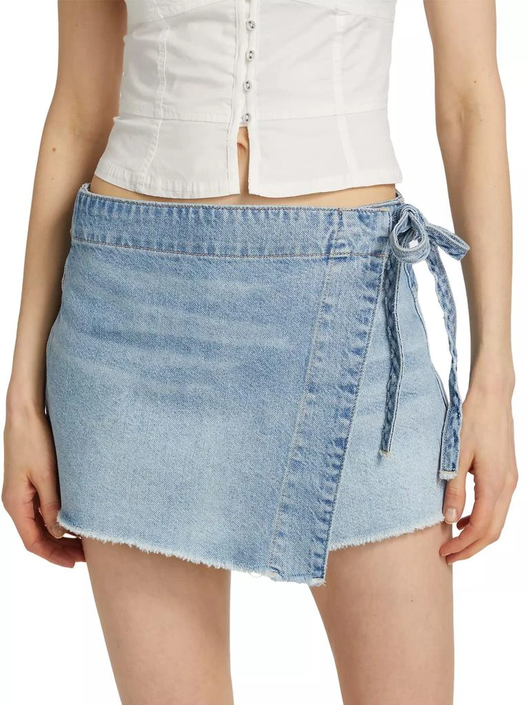 商品Free People|Emmy Denim Miniskort,价格¥660,第3张图片详细描述