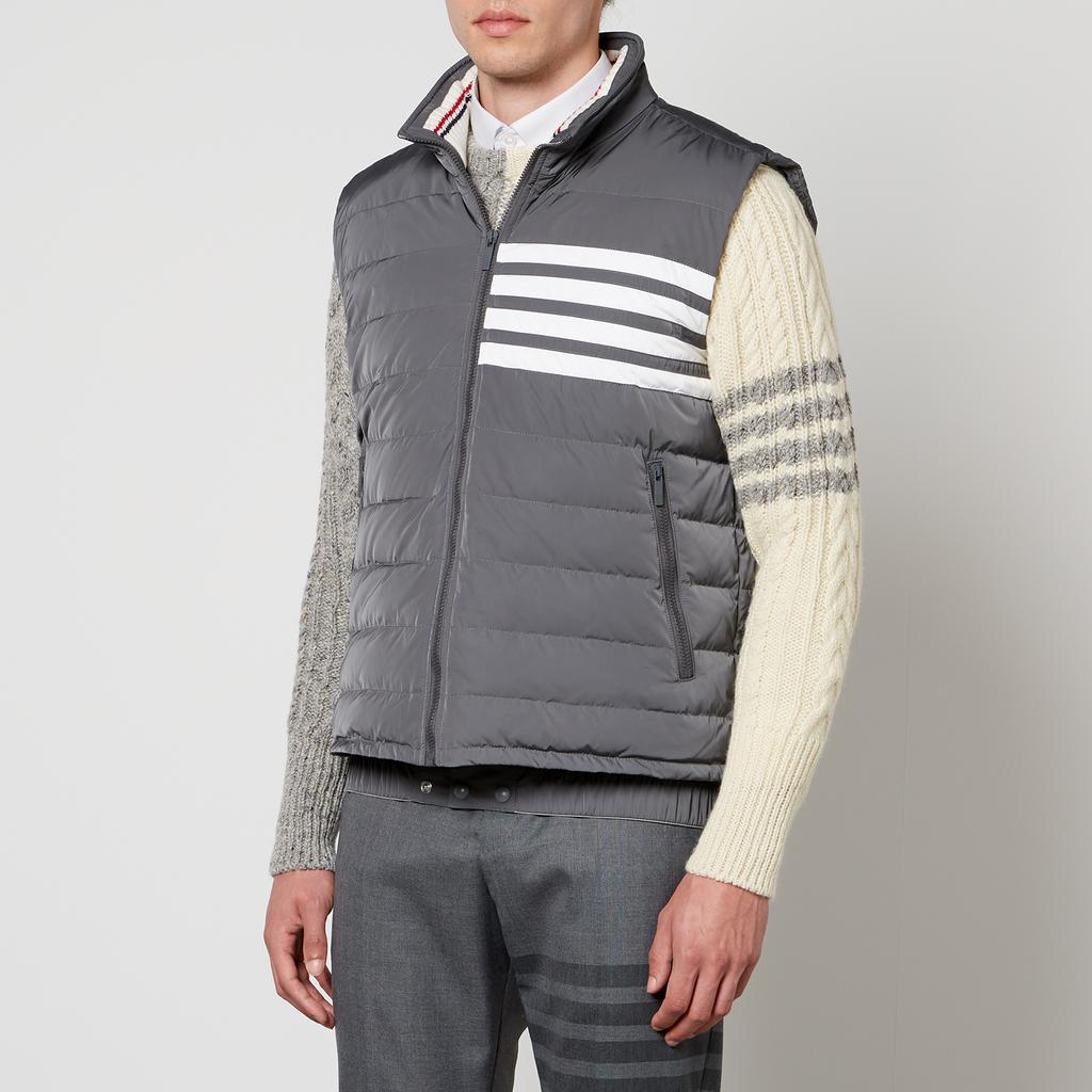 商品Thom Browne|Thom Browne 4-Bar Down-filled Shell Ski Gilet,价格¥9144,第1张图片