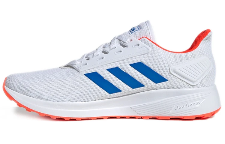 商品[国内直发] Adidas|adidas DURAMO 9 系带休闲通勤 织物减震防滑耐磨 低帮 休闲跑步鞋 男款 白蓝橙,价格¥341,第1张图片