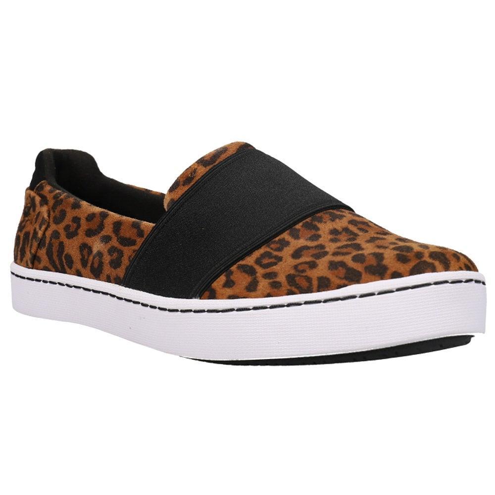 商品Clarks|Pawley Wes Leopard Slip On Sneakers,价格¥217,第4张图片详细描述