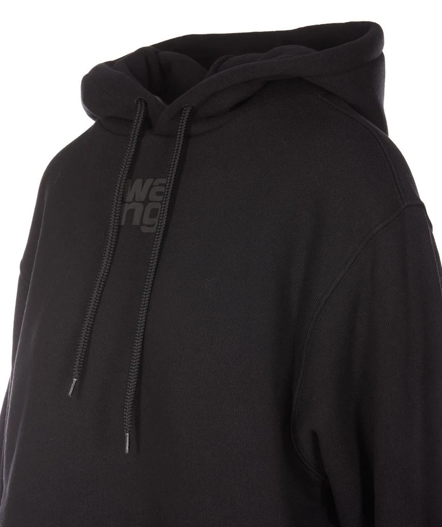 商品Alexander Wang|T By Alexander Wang Logo Printed Drawstring Hoodie,价格¥5838,第3张图片详细描述