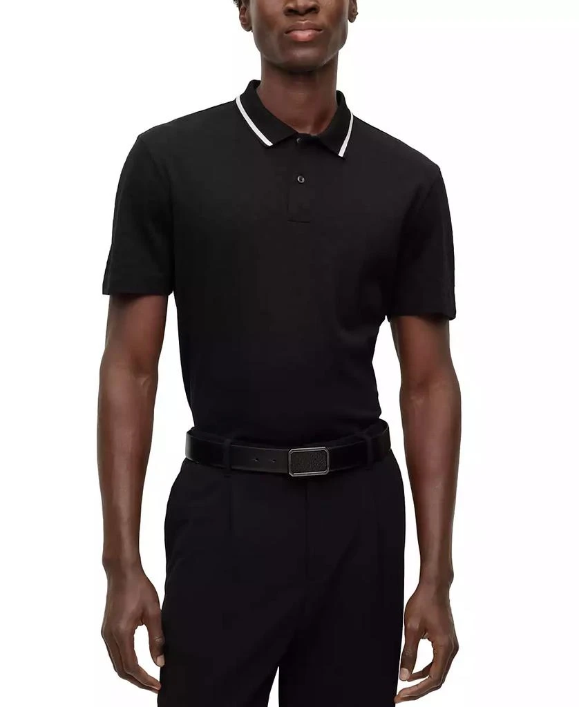 商品Hugo Boss|Men's Regular-Fit Polo Shirt,价格¥1054,第1张图片