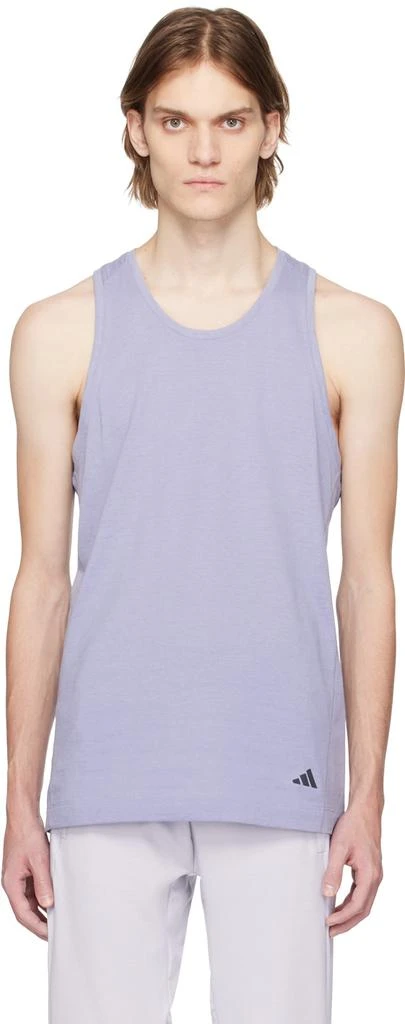 商品Adidas|Blue Yoga Training Tank Top,价格¥189,第1张图片