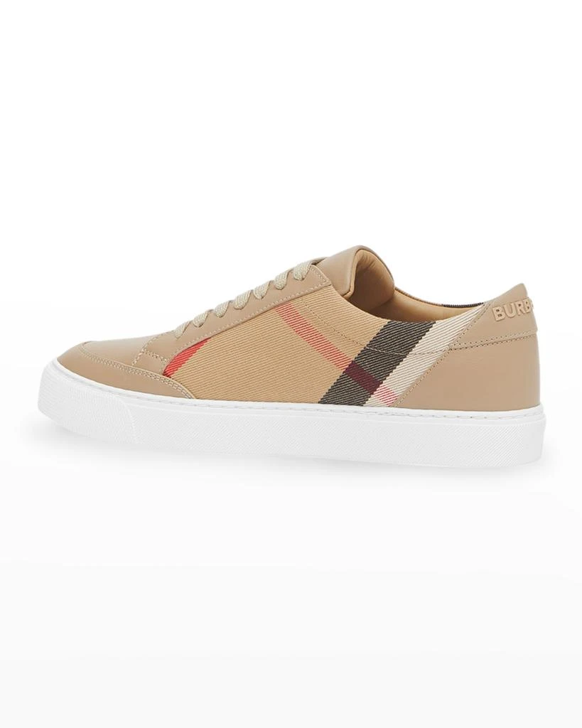 New Salmond Check Leather Sneakers 商品