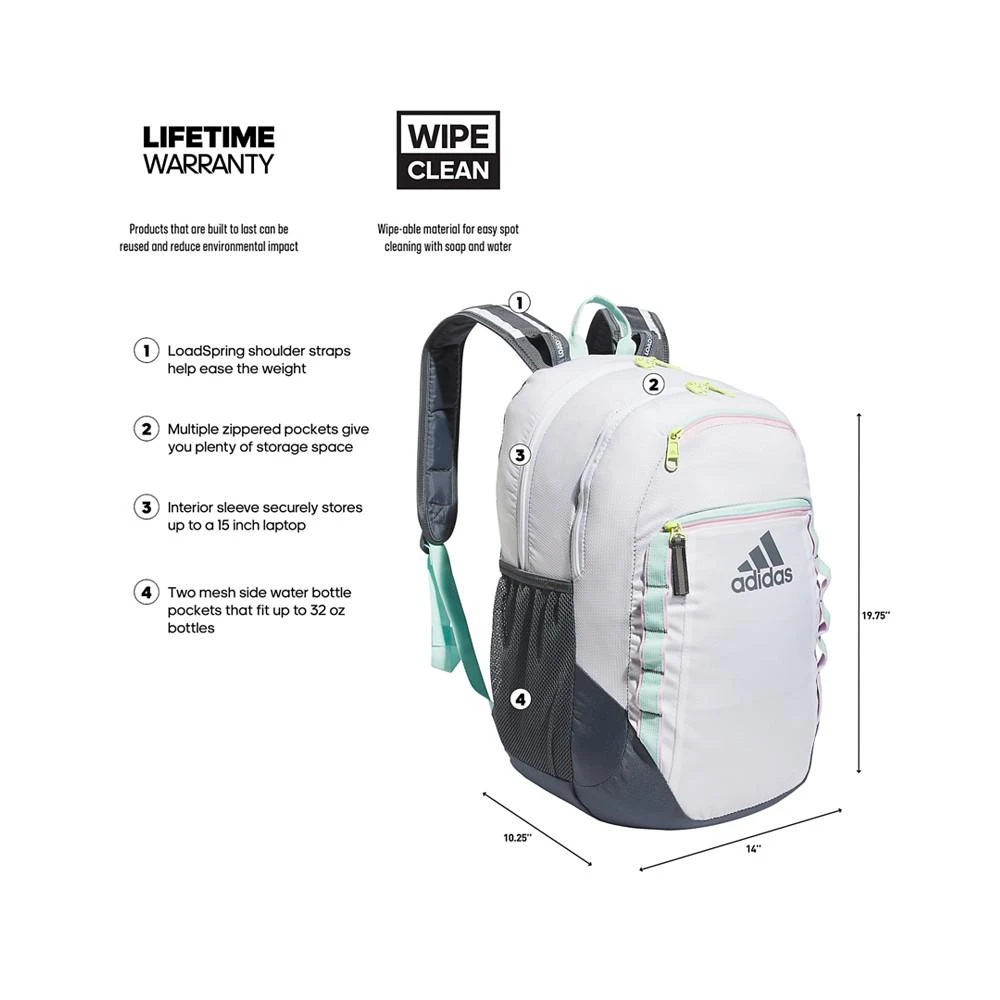 商品Adidas|Excel Backpack,价格¥447,第2张图片详细描述
