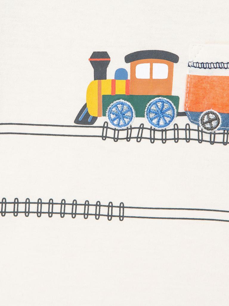 商品Little Me|Baby Boy's 3-Piece Train Print T-Shirt, Joggers & Socks Set,价格¥126,第7张图片详细描述