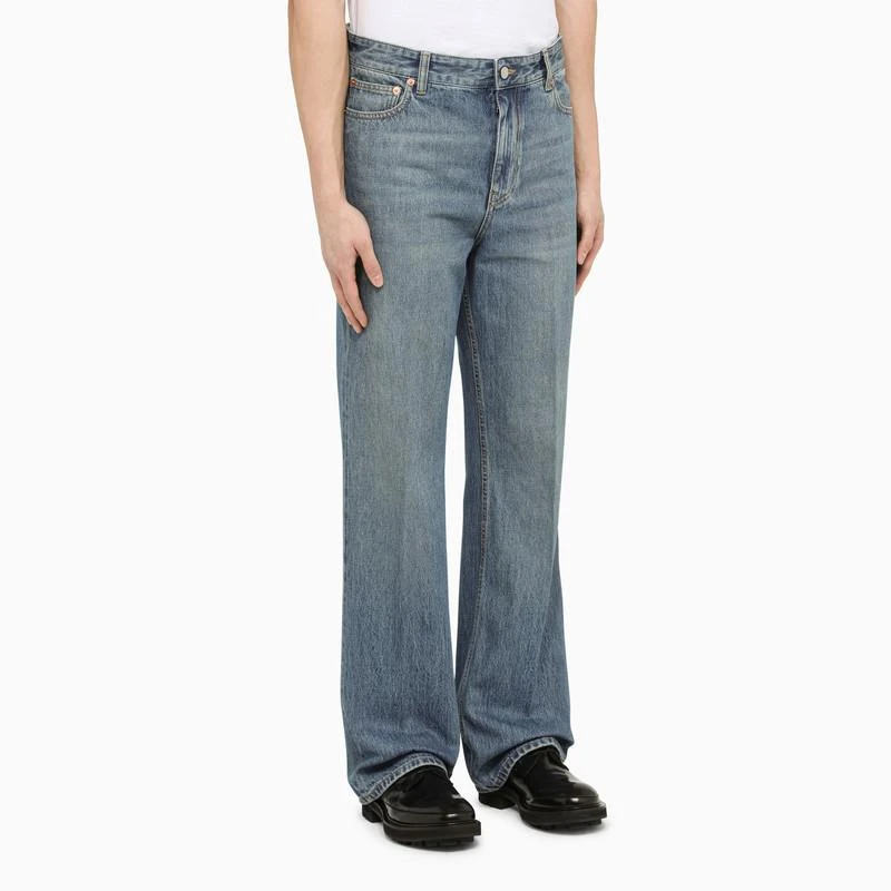 商品Valentino|Blue cotton baggy jeans,价格¥3017,第3张图片详细描述