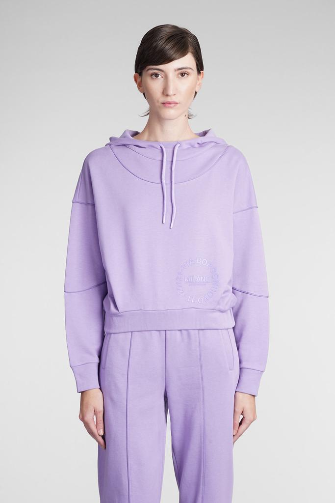 Emporio Armani Sweatshirt In Viola Cotton商品第1张图片规格展示