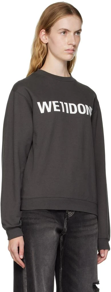 商品We11done|Gray Fitted Sweatshirt,价格¥517,第2张图片详细描述