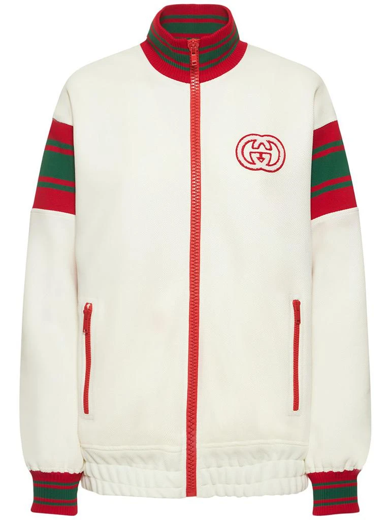 商品Gucci|Cosmogonie Tech Jersey Zip Sweatshirt,价格¥17216,第1张图片