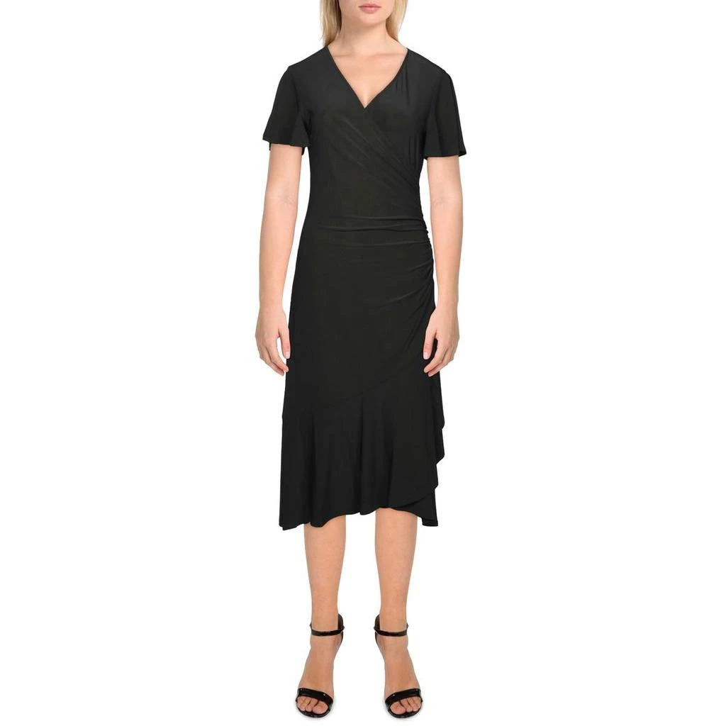 商品Kensie|Kensie Dresses Womens Gathered Calf Midi Dress,价格¥61,第1张图片