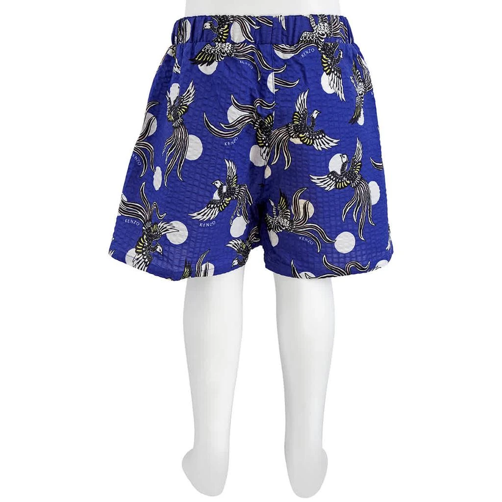 商品Kenzo|Kenzo Kids Blue Griffon-print Seersucker Shorts, Size 6Y,价格¥298,第3张图片详细描述